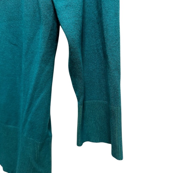 White House Black Market Green Snap Front Cardigan Small - Picture 7 of 11